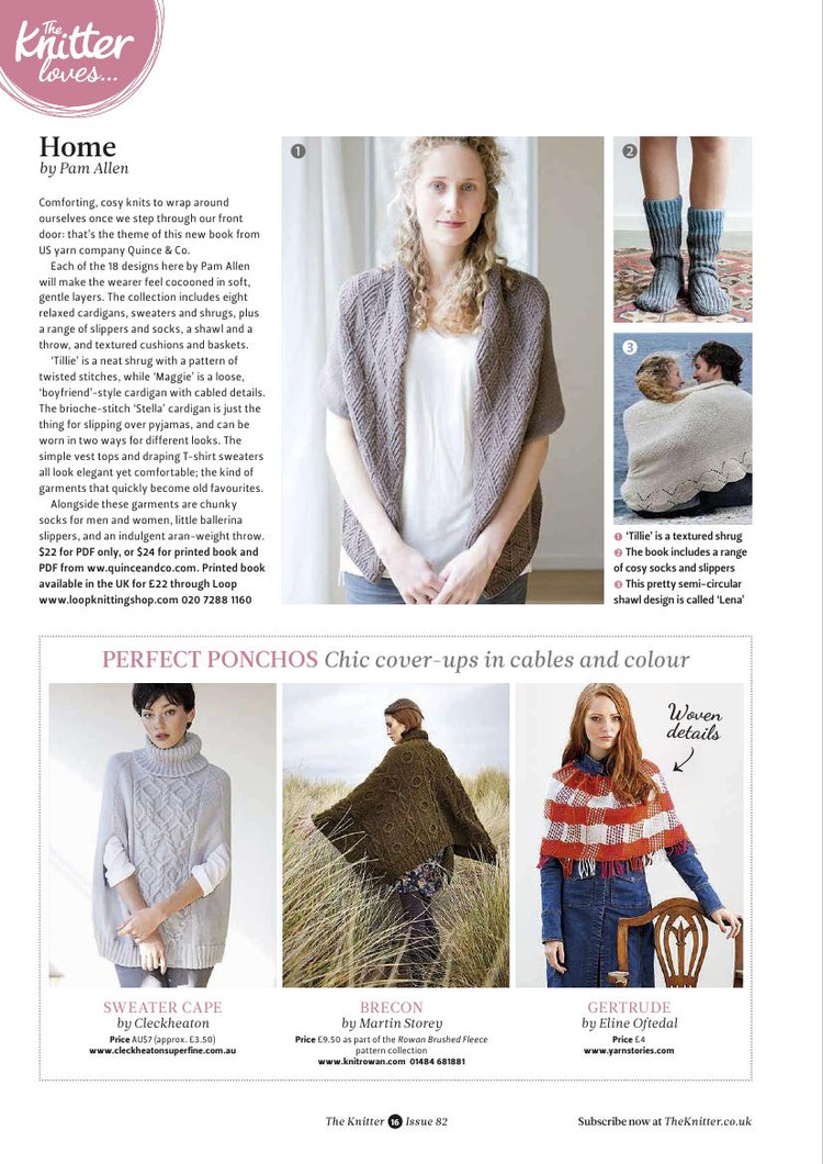 The Knitter Issue 82 2015 - 輕描淡寫(xiě) - 輕描淡寫(xiě)