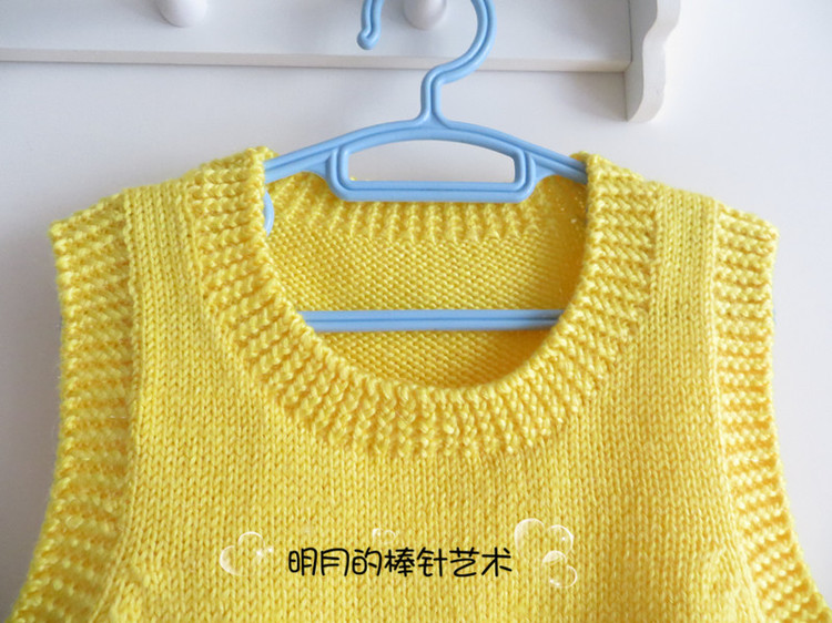 漂亮搭色 大嘴猴 背心（視頻） - 明月的棒針?biāo)囆g(shù) - 明月的棒針?biāo)囆g(shù)