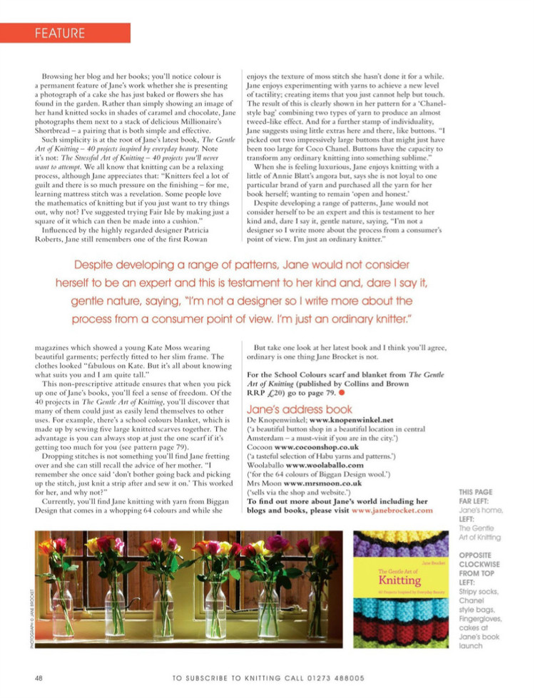 Knitting Issue 94 2011 - 輕描淡寫(xiě) - 輕描淡寫(xiě)