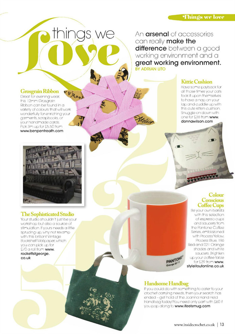 Inside Crochet Issue 21 2011 - 輕描淡寫(xiě) - 輕描淡寫(xiě)