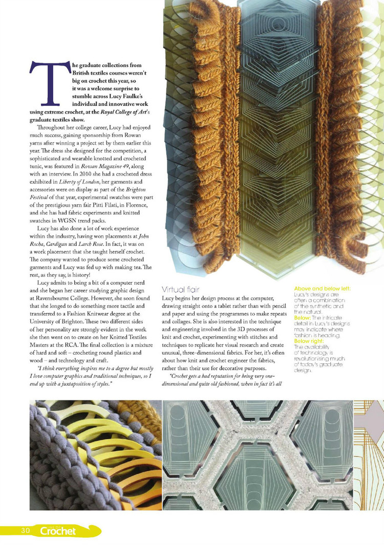 Inside Crochet Issue 21 2011 - 輕描淡寫(xiě) - 輕描淡寫(xiě)