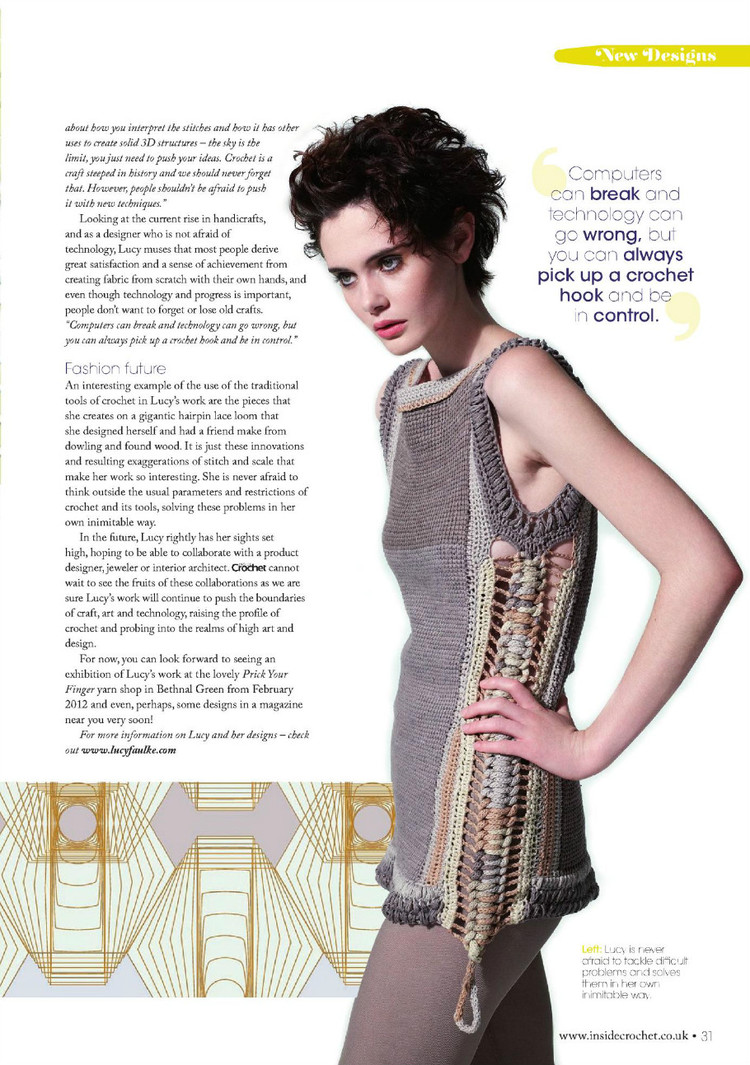 Inside Crochet Issue 21 2011 - 輕描淡寫(xiě) - 輕描淡寫(xiě)