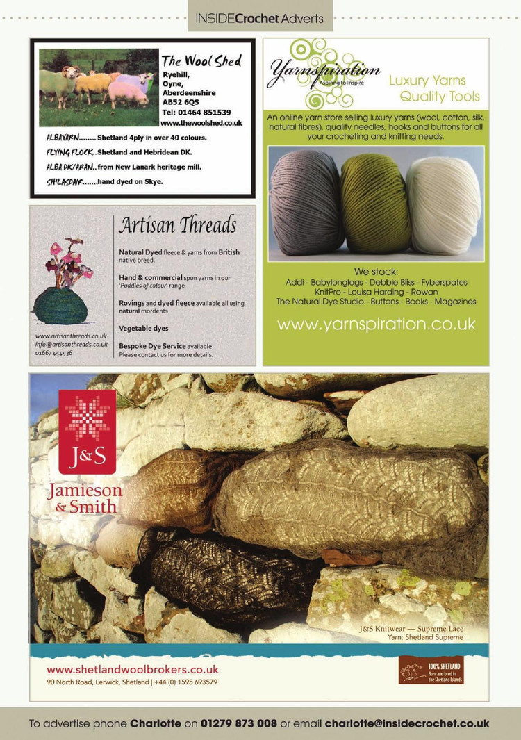 Inside Crochet Issue 21 2011 - 輕描淡寫(xiě) - 輕描淡寫(xiě)