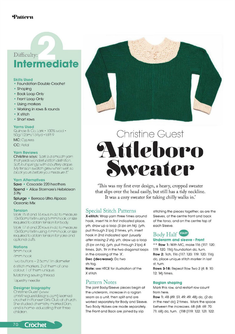 Inside Crochet Issue 21 2011 - 輕描淡寫(xiě) - 輕描淡寫(xiě)