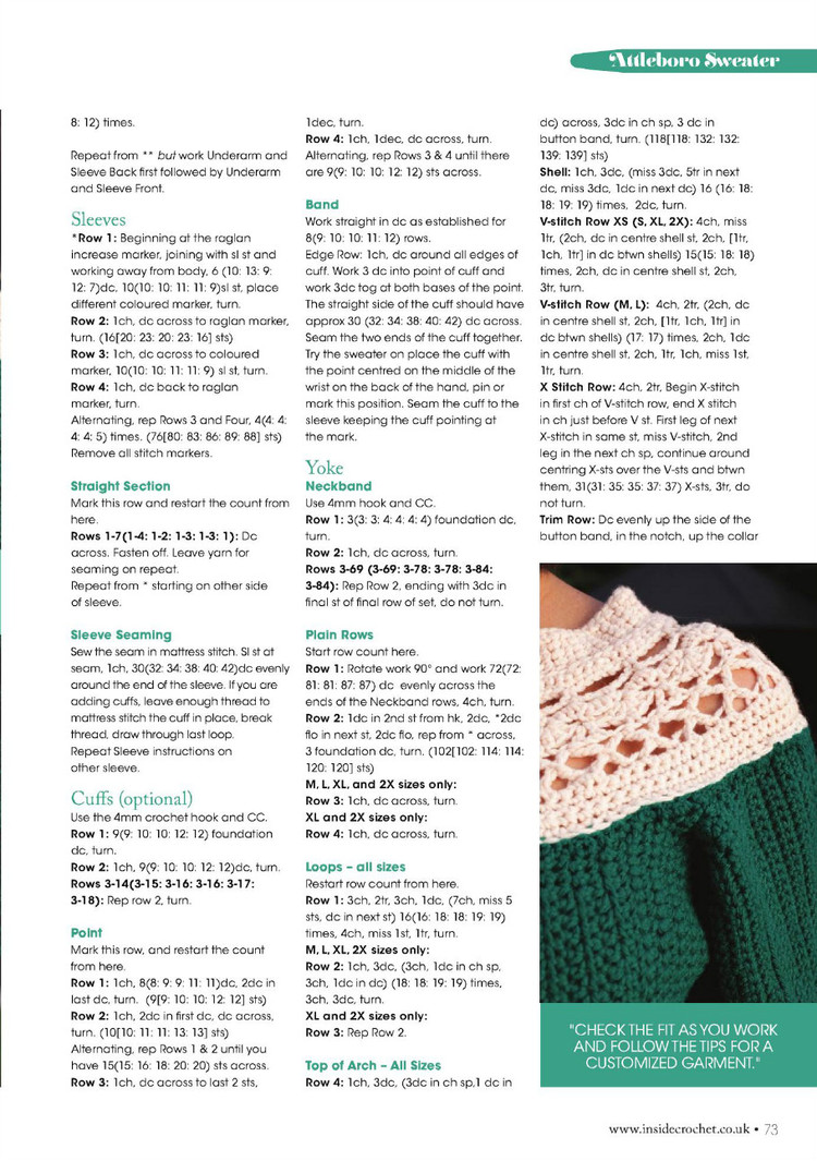 Inside Crochet Issue 21 2011 - 輕描淡寫(xiě) - 輕描淡寫(xiě)