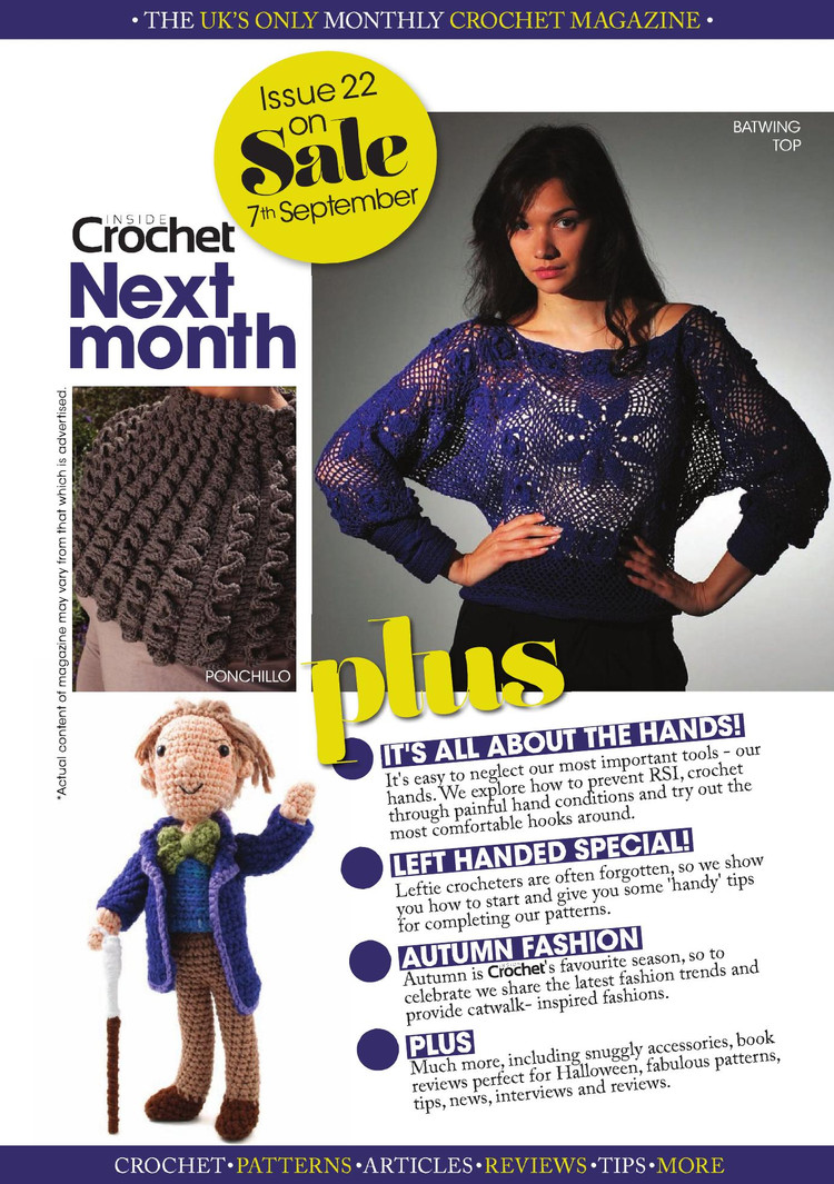 Inside Crochet Issue 21 2011 - 輕描淡寫(xiě) - 輕描淡寫(xiě)