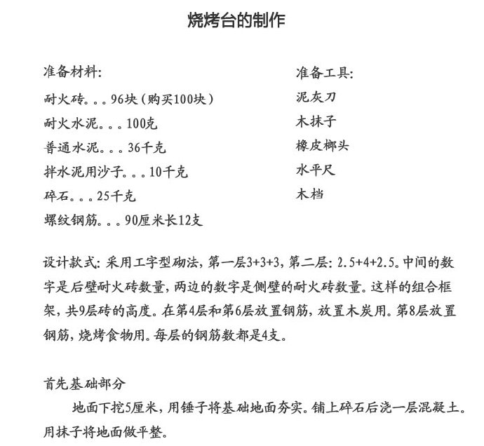 [轉(zhuǎn)載]【庭院的元素】戶外燒烤爐的制作和款式