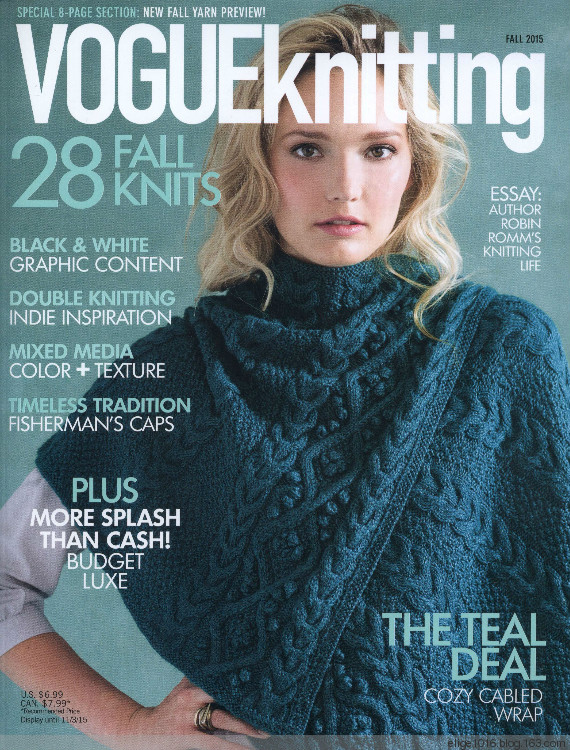 Vogue Knitting 2015 Fall - 采蓮南塘秋 -  婉如清揚