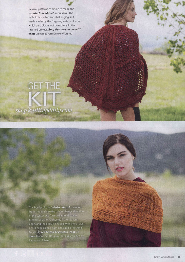 Interweave Knits  Fall 2015 - 輕描淡寫(xiě) - 輕描淡寫(xiě)