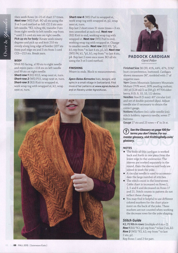 Interweave Knits  Fall 2015 - 輕描淡寫(xiě) - 輕描淡寫(xiě)