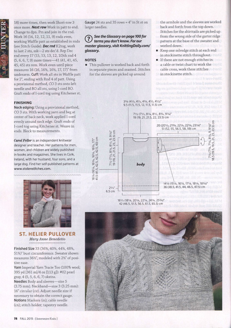 Interweave Knits  Fall 2015 - 輕描淡寫(xiě) - 輕描淡寫(xiě)