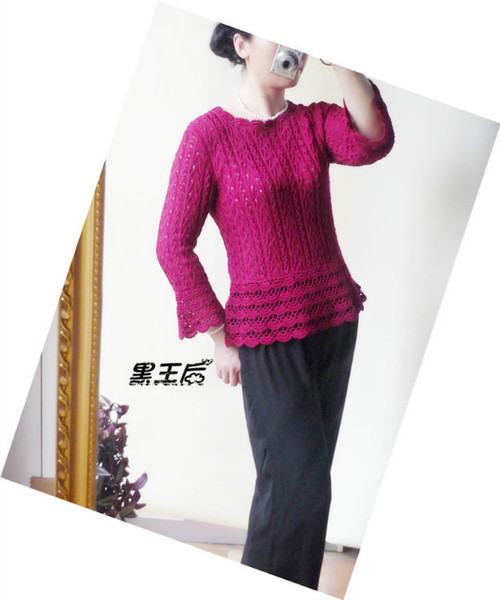 【我的志田夢】——風韻（鉤織結(jié)合套頭靚衫） - 黑王后 - 黑王后的家