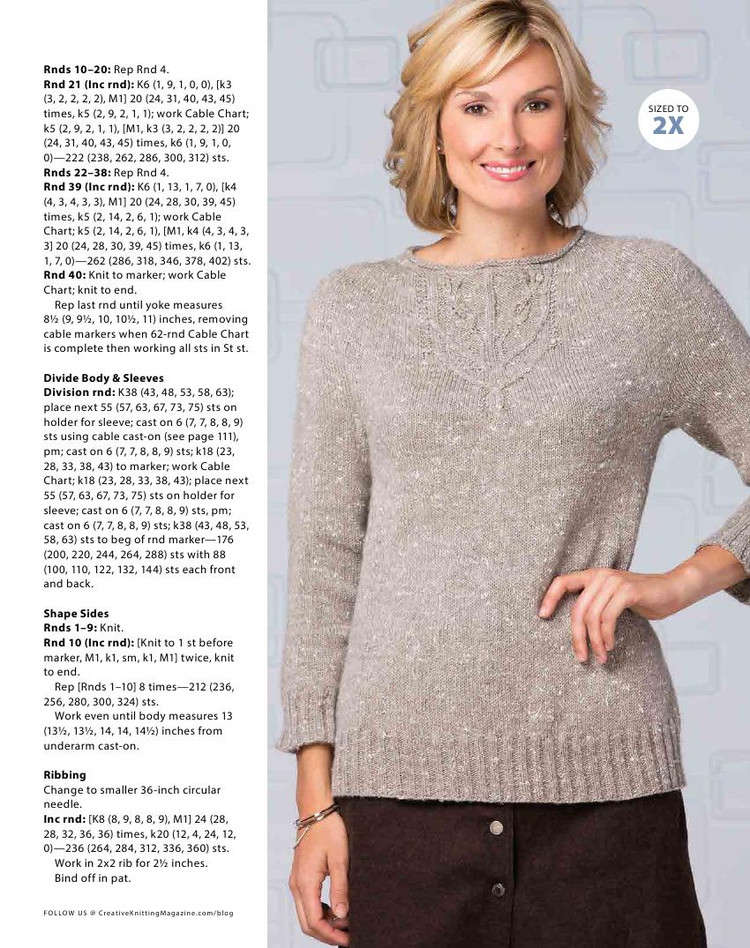 Creative Knitting Winter 2015 - 輕描淡寫 - 輕描淡寫