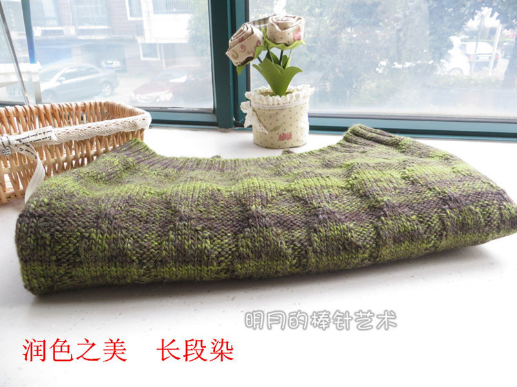潤色之美--父子情深 - 明月的棒針藝術 - 明月的棒針藝術