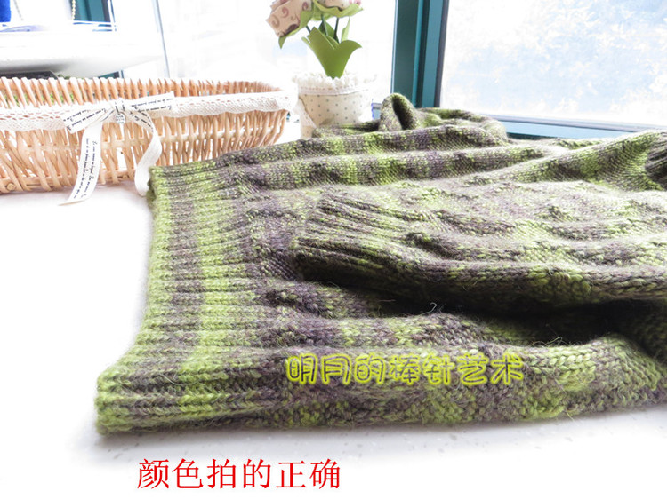潤色之美--父子情深 - 明月的棒針藝術 - 明月的棒針藝術