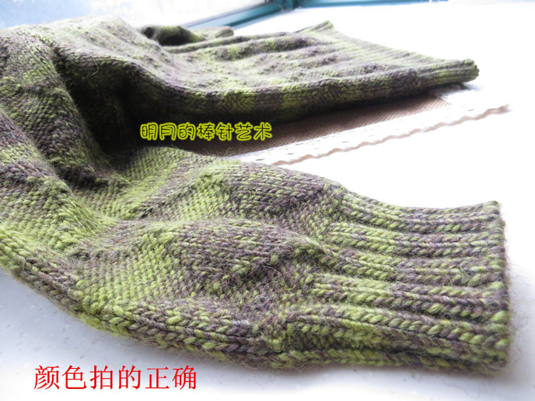 潤色之美--父子情深 - 明月的棒針藝術 - 明月的棒針藝術