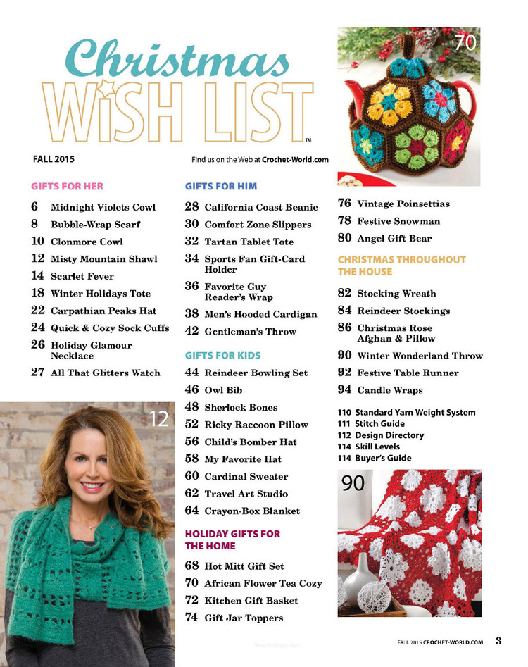 Crochet World  Special Fall 2015 - 輕描淡寫 - 輕描淡寫