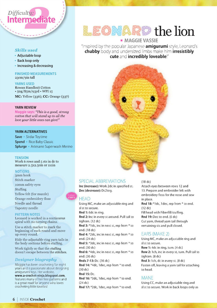 Inside Crochet №16 April 2011 - 輕描淡寫 - 輕描淡寫