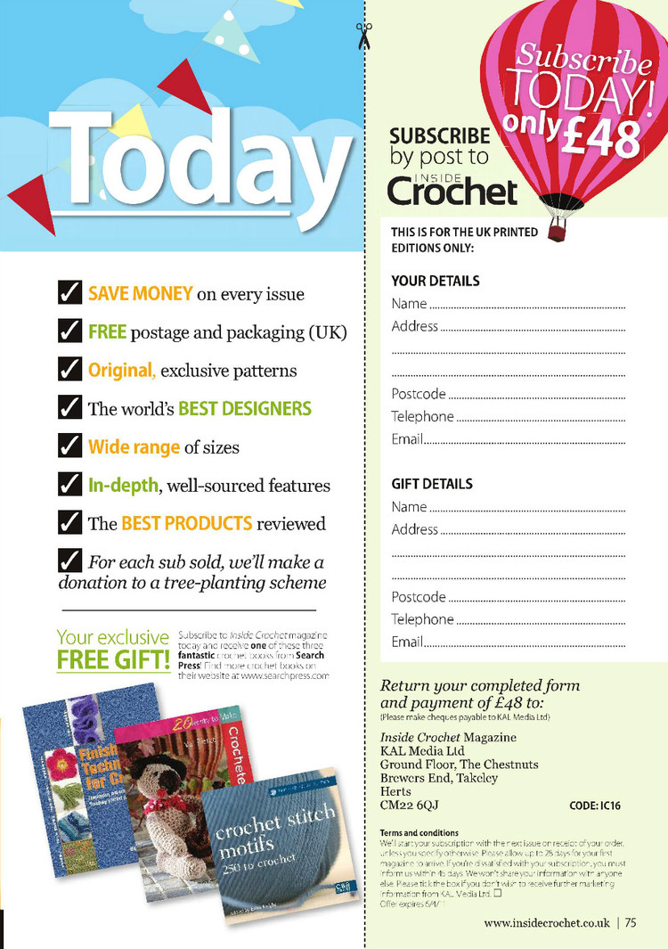 Inside Crochet №16 April 2011 - 輕描淡寫 - 輕描淡寫