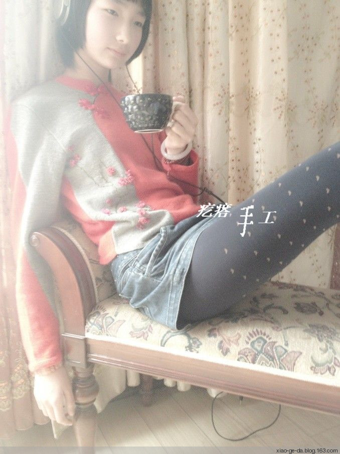 疙瘩手工--創(chuàng)新極品山羊絨--暗香疏影【真人秀來(lái)了】 - 小疙瘩 - 小疙瘩的博客