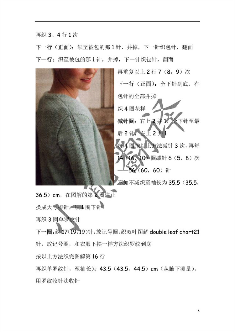小熊翻譯——Lace-Leaf Pocket Cardigan素馨 - ferrero1869 - 小熊的天地