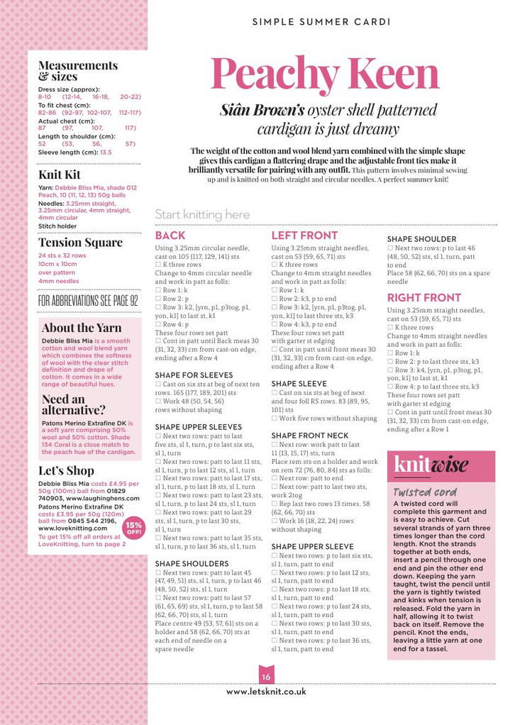 Lets Knit Issue 92 2015 - 輕描淡寫 - 輕描淡寫