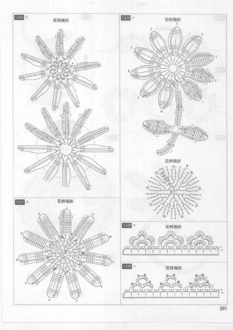 編織物語2690鉤針花樣 （3） - 紫蘇 - 紫蘇的博客