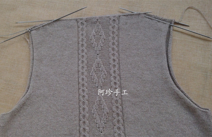 【阿珍手工】倩影—堆領(lǐng)毛衣—九色鹿昆侖山羊絨 - 阿珍 - 阿珍手工編織