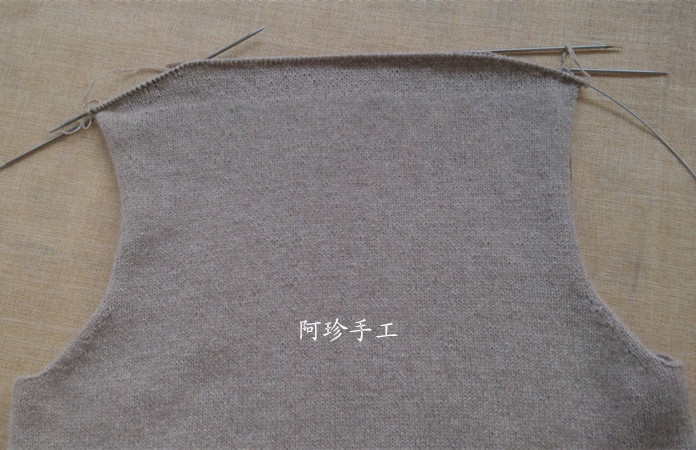 【阿珍手工】倩影—堆領(lǐng)毛衣—九色鹿昆侖山羊絨 - 阿珍 - 阿珍手工編織