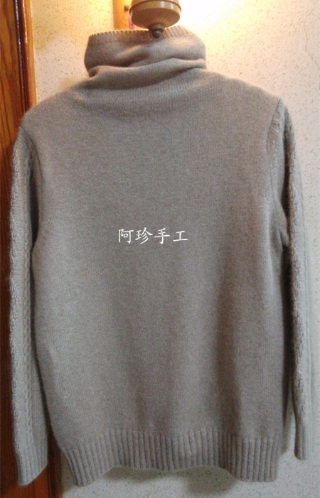 【阿珍手工】倩影—堆領(lǐng)毛衣—九色鹿昆侖山羊絨 - 阿珍 - 阿珍手工編織