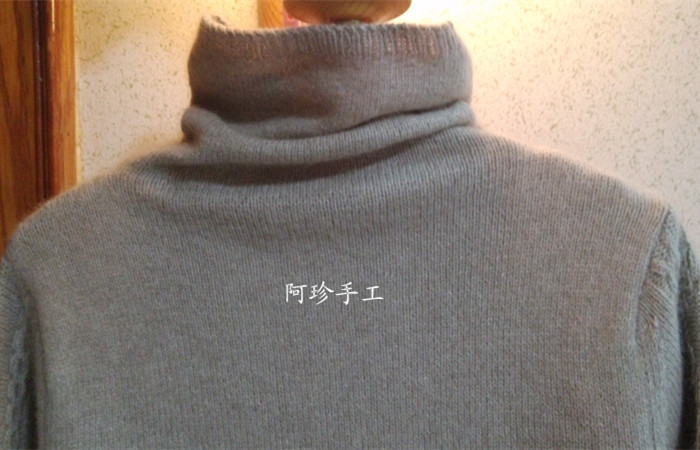 【阿珍手工】倩影—堆領(lǐng)毛衣—九色鹿昆侖山羊絨 - 阿珍 - 阿珍手工編織