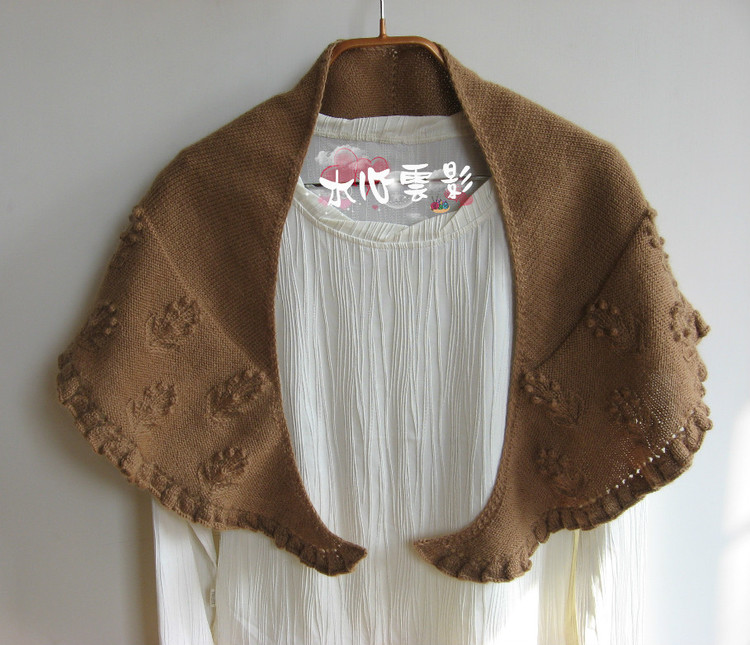 Olivia Shawl（棒針練習(xí)） - 水心云影 - 水心云影的博客