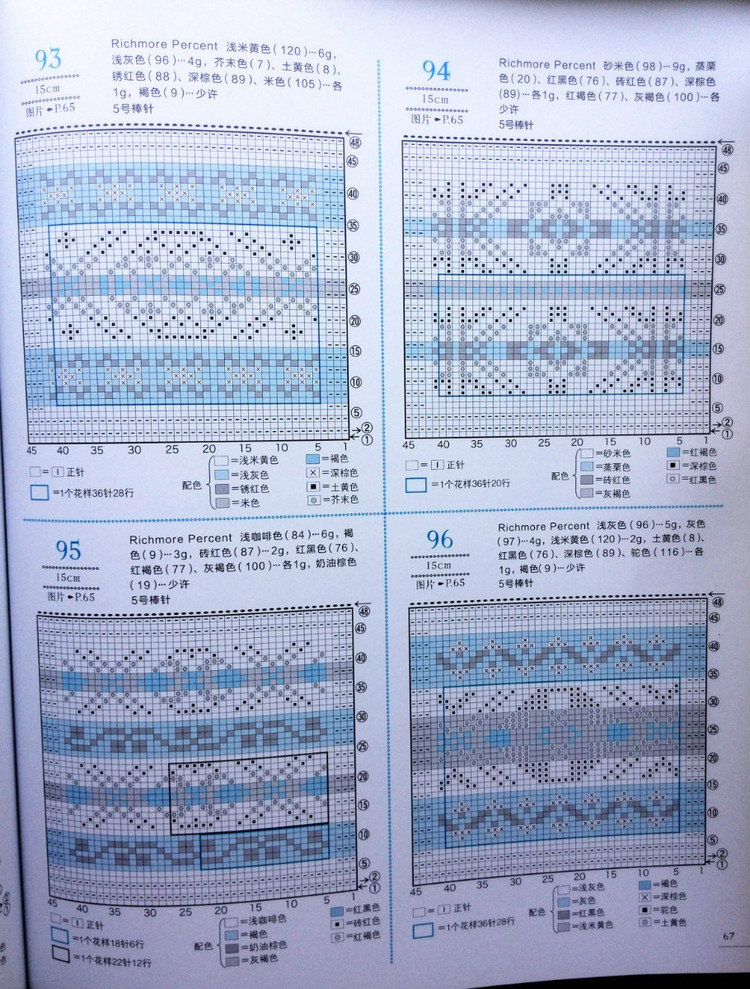 可單片使用的100種北歐風棒針編織花樣 - 壹一 - 壹一的博客