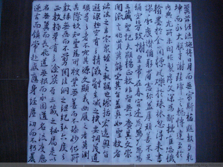 臨習《懷仁集王羲之書圣教序》一 - 此情此景 - 此情此景
