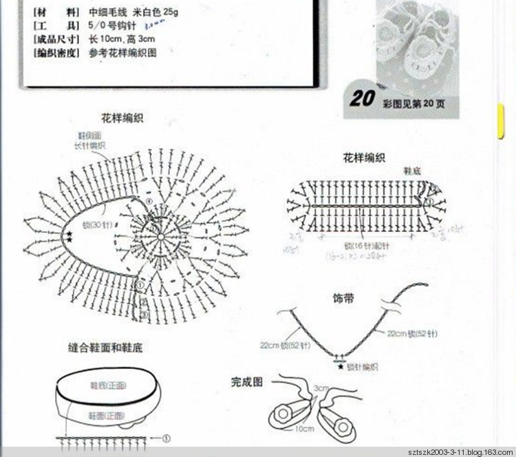 轉(zhuǎn)一雙不一樣鉤發(fā)的寶寶鞋教程  （可心編織） - 非?？尚?- 2395288659的博客