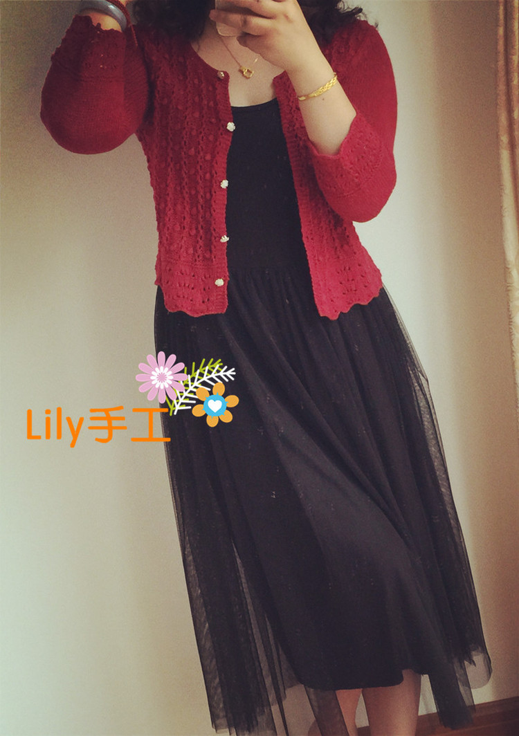 【Lily手工】--云中歌--實用俏麗開衫 - Lily - Lily的手工編織天地