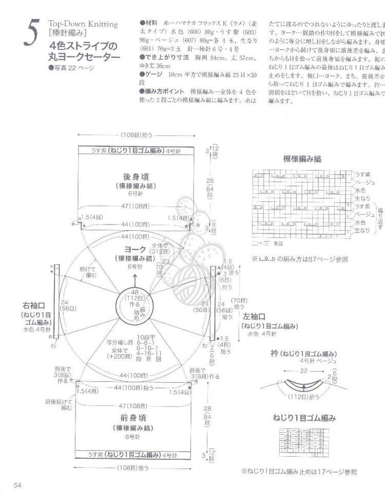 ネックから編む優(yōu)しいニット NV70185 2013 - 紫蘇 - 紫蘇的博客