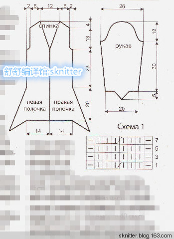 【舒舒編譯館】梓蝶：倒織的女童蝶型外套，適合有經(jīng)驗(yàn)者 - sknitter - 【舒舒編譯館】