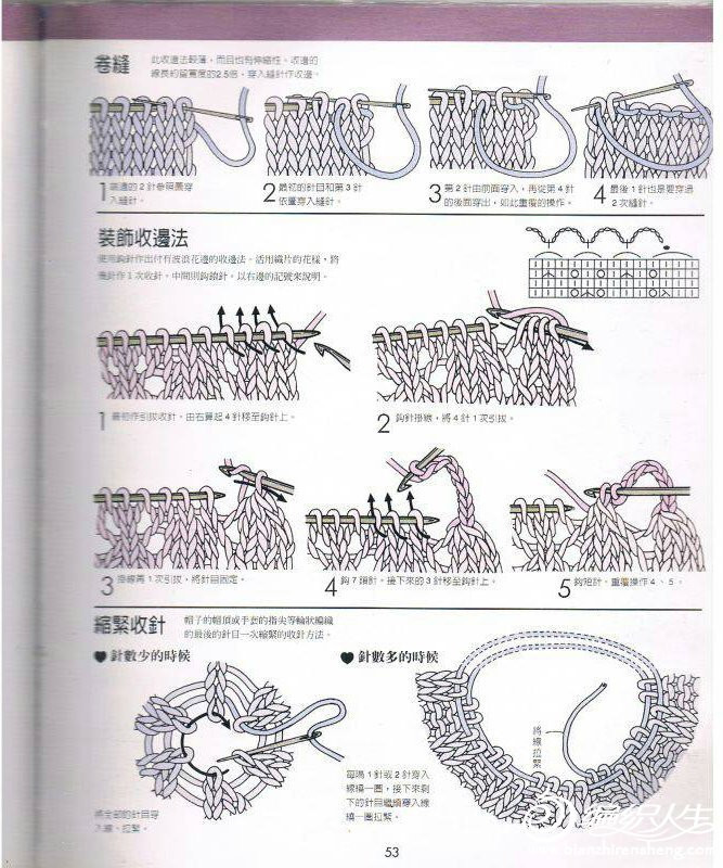 【引用教程+改版仿品】紫薇花開（六角葉子花） - 壹一 - 壹一的博客