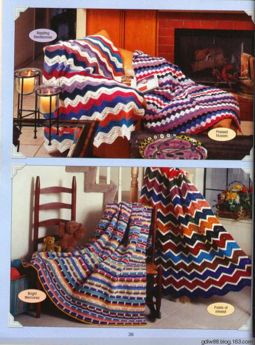 The Ultimate Book Of Scrap Afghans(2) - 木棉花 - 雨茫茫，霧茫茫，盼望花開(kāi)，花已落……