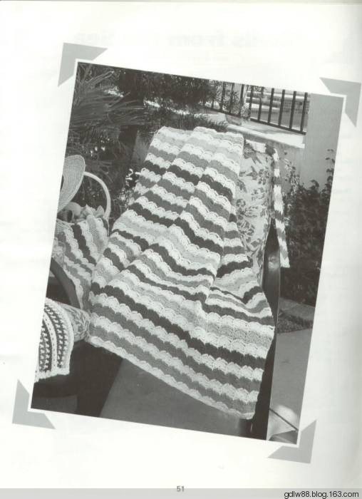 The Ultimate Book Of Scrap Afghans(2) - 木棉花 - 雨茫茫，霧茫茫，盼望花開(kāi)，花已落……