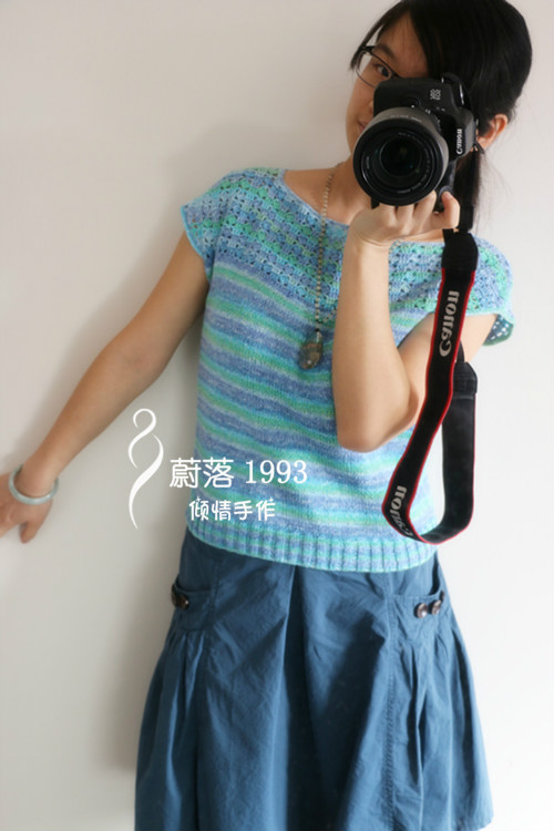 【蔚落1993】夏至——鉤織結(jié)合小衫（201504） - 蔚落 - 蔚落1993的博客