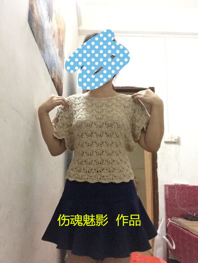 蝶衣  蝙蝠袖套衫（群織款開(kāi)織 視頻） - 明月的棒針?biāo)囆g(shù) - 明月的棒針?biāo)囆g(shù)