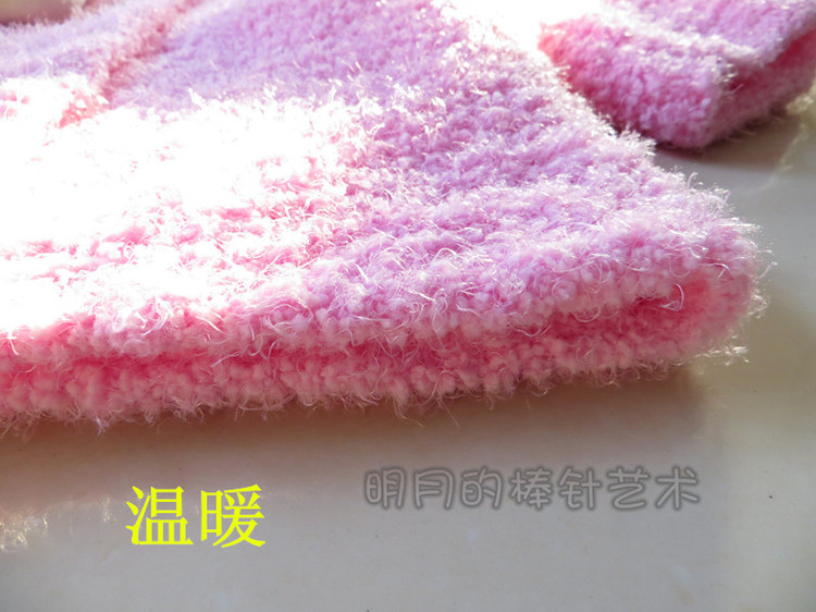 萌兔小桃紅（全程視頻） - 明月的棒針?biāo)囆g(shù) - 明月的棒針?biāo)囆g(shù)