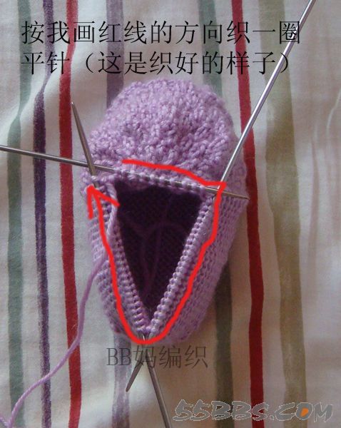 想給寶寶編織的鞋子的媽媽們，附超級(jí)詳細(xì)的教程 - 青竹的博客 - 青竹的博客