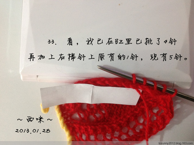 塞墨勒披肩--海量過(guò)程圖 - 西咪 - 西咪的博客