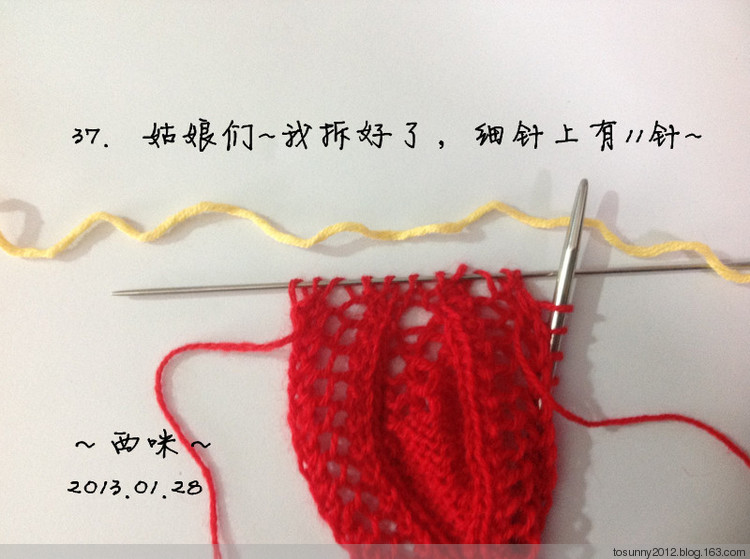 塞墨勒披肩--海量過(guò)程圖 - 西咪 - 西咪的博客
