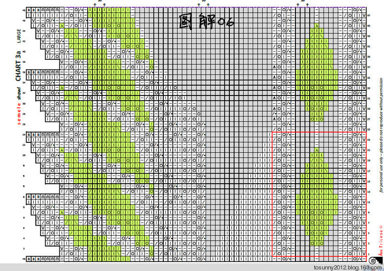 塞墨勒披肩--海量過(guò)程圖 - 西咪 - 西咪的博客