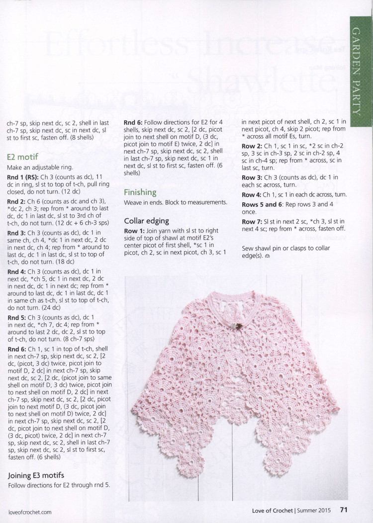 Love of Crochet  Summer 2015 - 輕描淡寫(xiě) - 輕描淡寫(xiě)