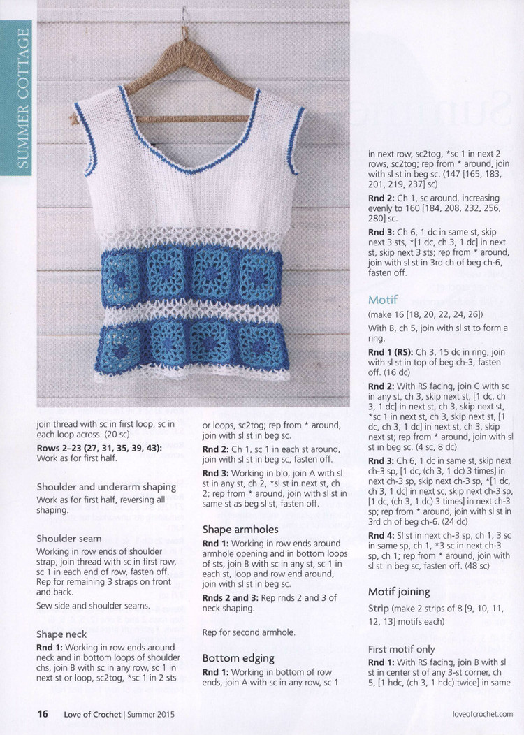 Love of Crochet  Summer 2015 - 輕描淡寫(xiě) - 輕描淡寫(xiě)